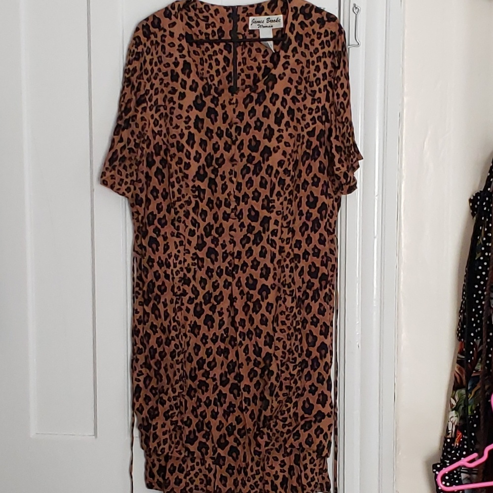 Leopard print dress
